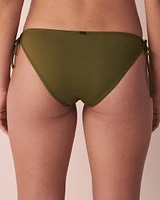 Bas de bikini brésilien en fibres recyclées WINTER MOSS