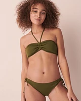 Bas de bikini brésilien en fibres recyclées WINTER MOSS