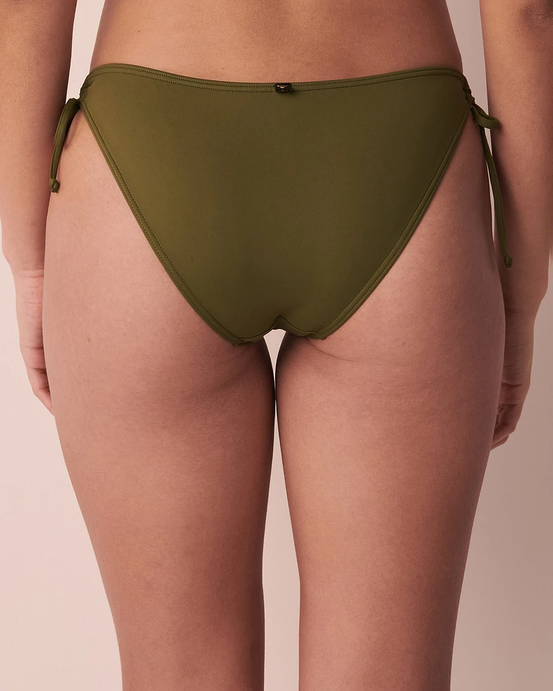 Bas de bikini brésilien en fibres recyclées WINTER MOSS