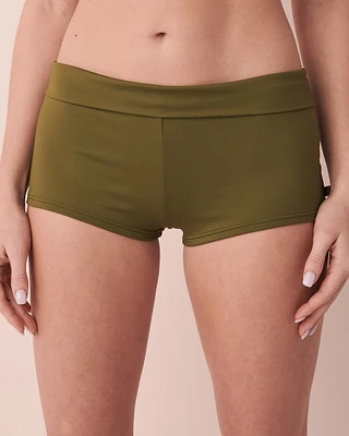 Bas de bikini garçonne en fibres recyclées WINTER MOSS