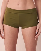 Bas de bikini garçonne en fibres recyclées WINTER MOSS