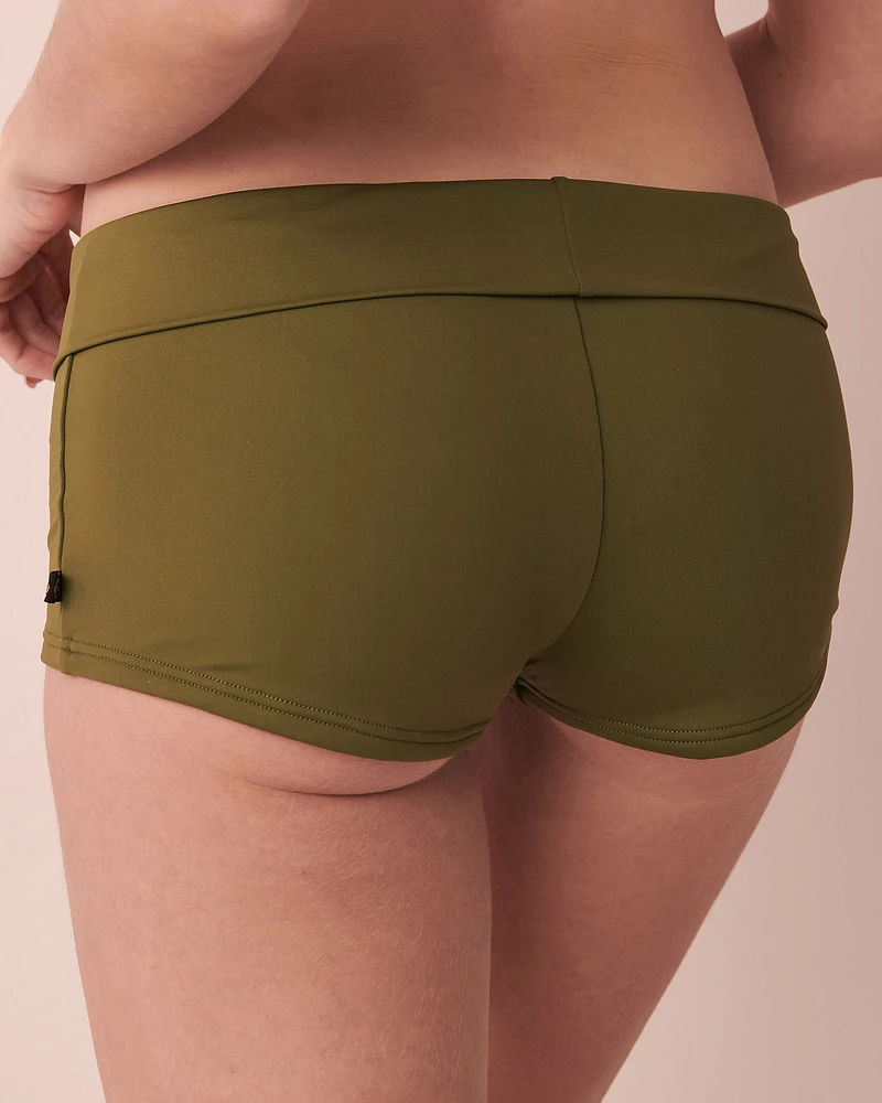 Bas de bikini garçonne en fibres recyclées WINTER MOSS