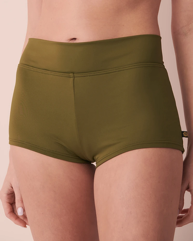 Bas de bikini garçonne en fibres recyclées WINTER MOSS