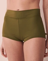 Bas de bikini garçonne en fibres recyclées WINTER MOSS