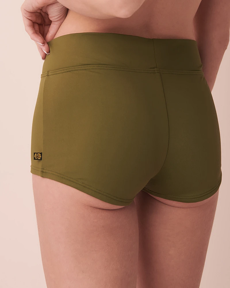 Bas de bikini garçonne en fibres recyclées WINTER MOSS