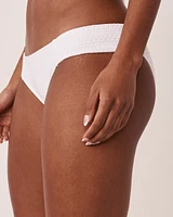 SOLID Shirred Sides Bikini Bottom