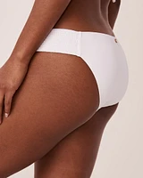 SOLID Shirred Sides Bikini Bottom