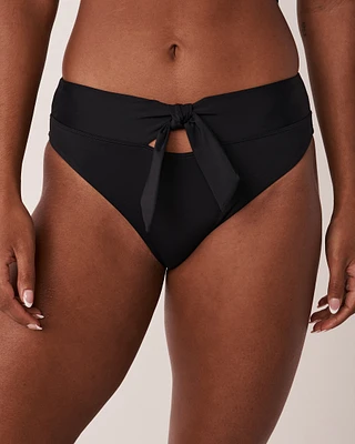Bas de bikini jambe haute SOLID