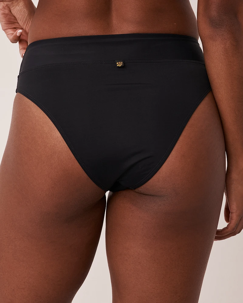 Bas de bikini jambe haute SOLID