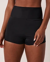 Bas de bikini garçonne taille haute SOLID