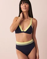 Bas de bikini taille haute COLOURBLOCK