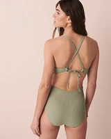 LILYPAD Recycled Fibers Open Back One-piece Swimsuit