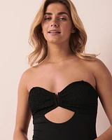 Maillot une-pièce bandeau SMOCKING