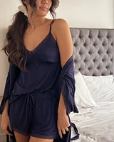 Soft Jersey Lace Trim Cami