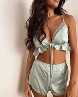 Satin and Lace 2-piece Set
