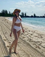 Haut de bikini push-up en fibres recyclées SOLID