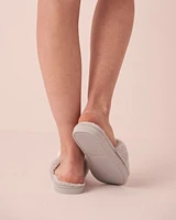 Memory Foam Open Slide Slippers