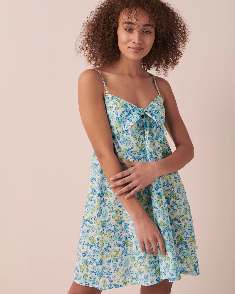 Sleeveless Floral Dress