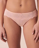 Culotte bikini résille et dentelle