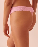Culotte tanga dentelle
