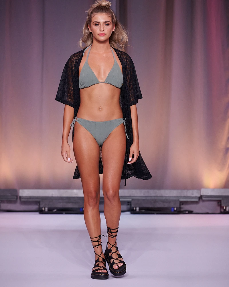 Haut de bikini triangle TEXTURED