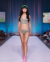 DITSY BLOOMING Recycled Fibers Long Triangle Bikini Top