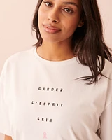 Gardez l'esprit sein T-shirt