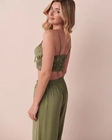 Camisole courte bretelles minces