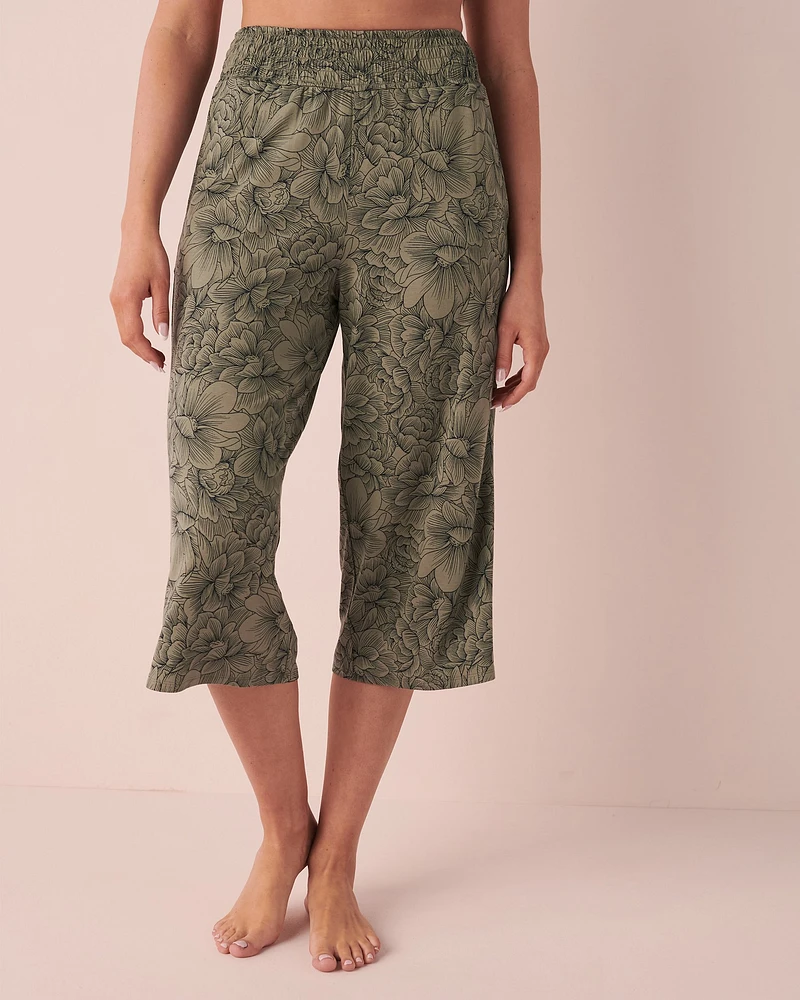 Capri jambe large en modal