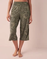 Modal Wide Leg Capri
