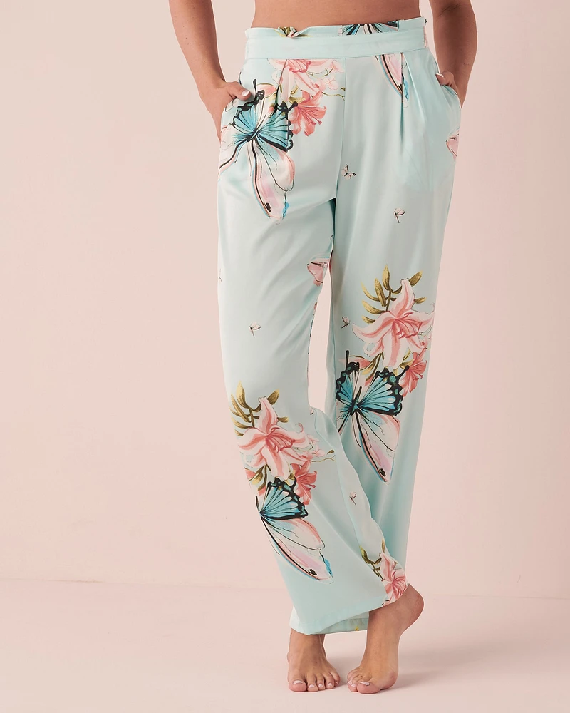 Pantalon en satin