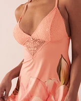 Recycled Fibers Lace Trim Nightie