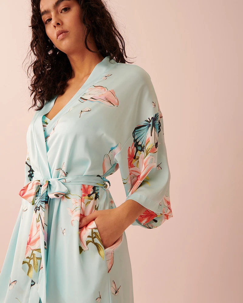 Kimono en satin