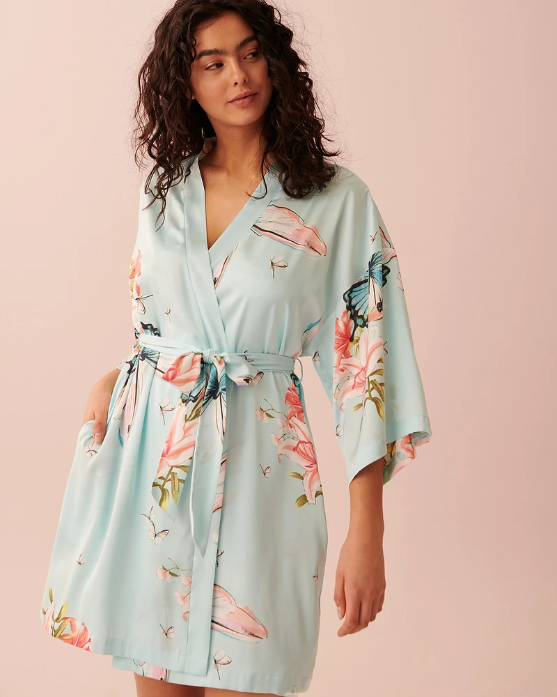 Kimono en satin