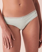 Culotte tanga ultra douce détails de dentelle