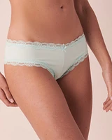 Culotte cheeky ultra douce détails de dentelle