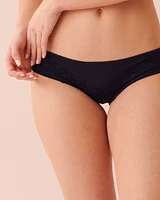 Culotte cheeky coton et dentelle