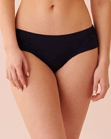 Culotte bikini coton et dentelle