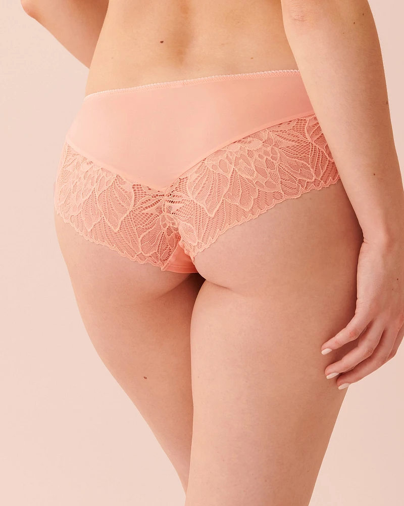Microfiber and Lace Hiphugger Panty