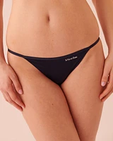 Culotte string microfibre