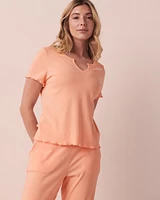 Lettuce Edge Ribbed T-shirt