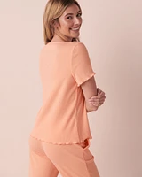 Lettuce Edge Ribbed T-shirt