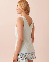 Camisole col en V coton