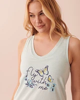 Camisole col en V coton