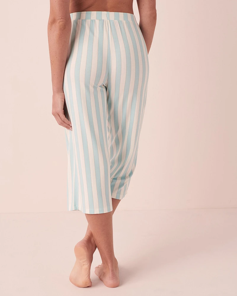 Capri jambe large en bambou