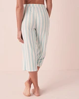 Bamboo Wide Leg Capri