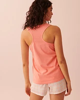 Ensemble pyjama en coton avec camisole
