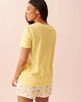 Cotton T-shirt PJ Set