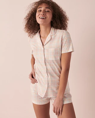 Ensemble pyjama à imprimé avec chemisier