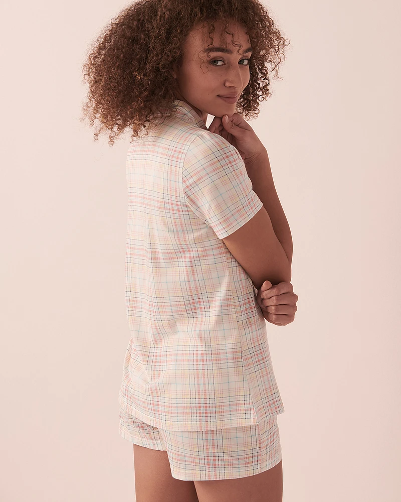 Ensemble pyjama à imprimé avec chemisier